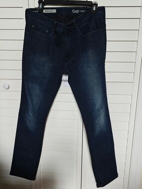 Gap Skinny Jeans Men's W31 x L30 Indigo outside / Black inside *Ship FAST*